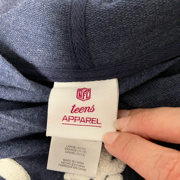 Teen fit patriots hoodie size large - Picture 2 of 5